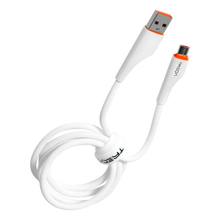 Cable De Carga 1m Ca-8931 Usb  V8 Blanco
