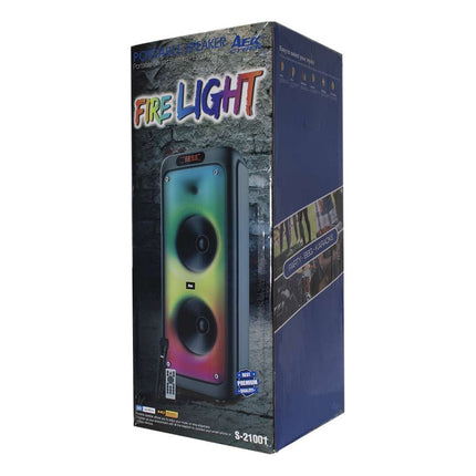 Parlante Portable Aek 2×10 S-21001 Negro