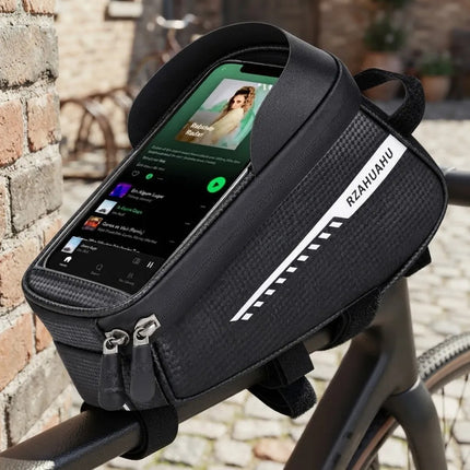 Soporte De Ceulares Para Bicicleta Impermeable Negro