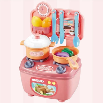 Mini Cocina Con Accesorios 28x18x10cm.