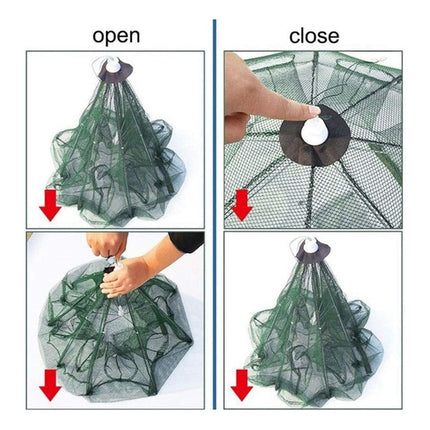 Trampa Para Peces 8 Bocas Verde Oscuro Verde