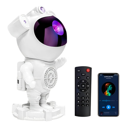 Proyector Astronauta Bluetooth Parlante Blanco
