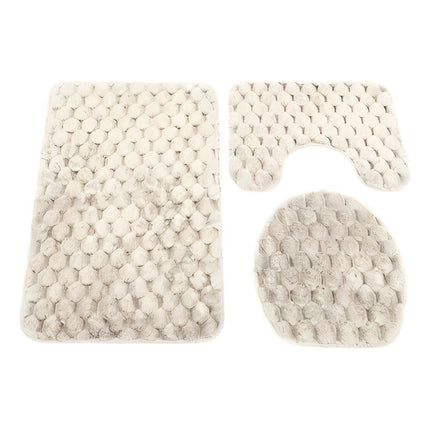 Set De Alfombras De Baño 3pcs Rombos