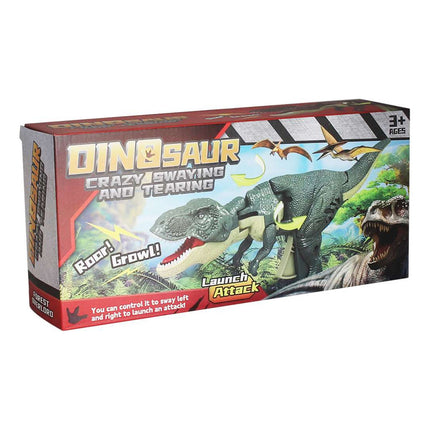 Dinosaurio Jurasico Pistola Con Movimiento Verde