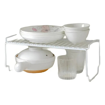 Estante Organizador Alacena Cocina Baño Apilable 39x19x14 Cm V