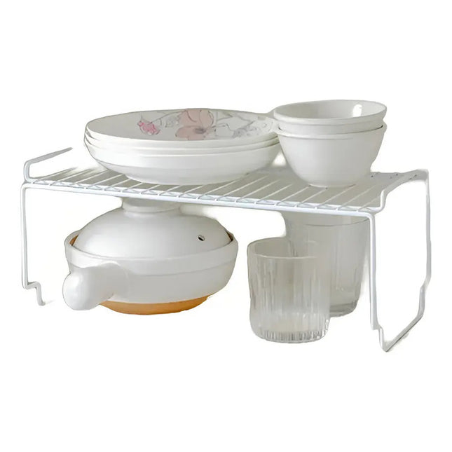 Estante Organizador Alacena Cocina Baño Apilable 39x19x14 Cm V