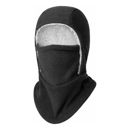 Pasamontañas Polar Interior De Sherpa 36x29cm. Negro Negro