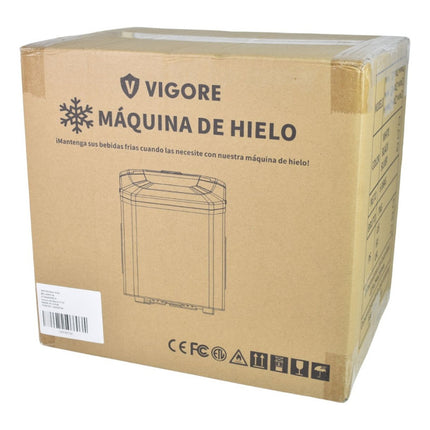 Maquina Electrica Vigore Para Hacer Hielo Negro