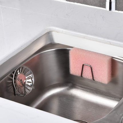 Soporte De Esponja Escurridor Colgante Esponja De Cocina Gris