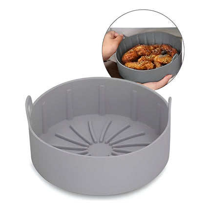 Sarten Antiadherente De Silicona P/ Freidora Sin Aceite 19cm V
