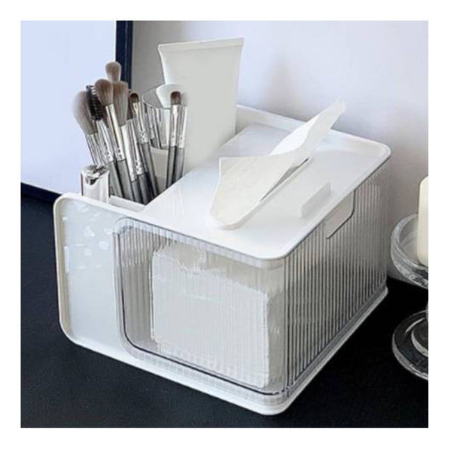 Organizador Con Dispensador De Servilletas 17x17x11.5cm X