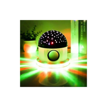 Veladora Proyector Estrellas Led Parlante Lampara V V