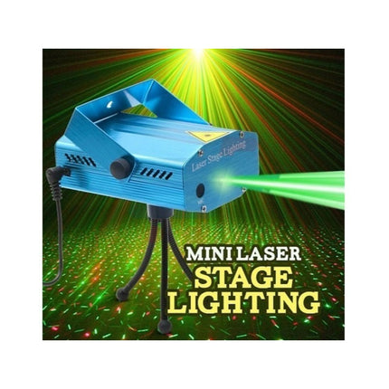 Mini Laser Multipunto  Led Con Trípode Rojo Y Verde Puntitos