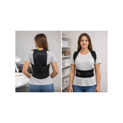 Faja Shuy Lumbar Corrector De Postura Faja Trbajo Negro