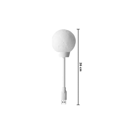 Lampara Veladora Luna Usb Lámpara De Noche A