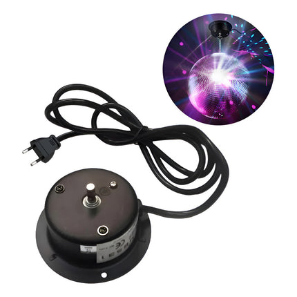 Motor Bola Espejo Giratorio 3kg 2w Negro