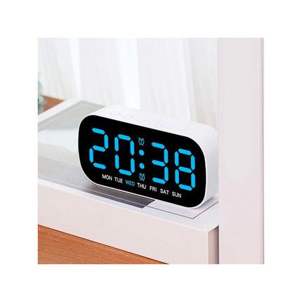 Reloj Digital Rectangular Mediano Lh-4648 Negro