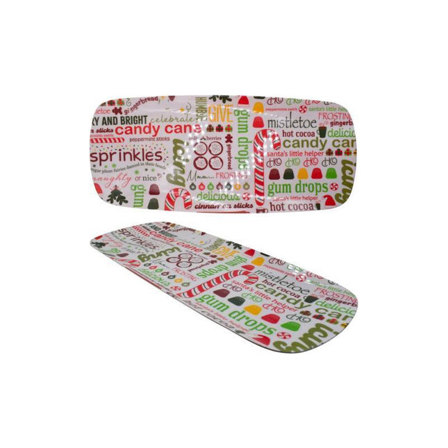 Bandeja Diseño Navideño 48.5x20.5cm Ccm00894 Fe