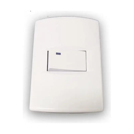 Plaqueta Sica Armada 1 Llave Unipolar Color Blanco 220 A