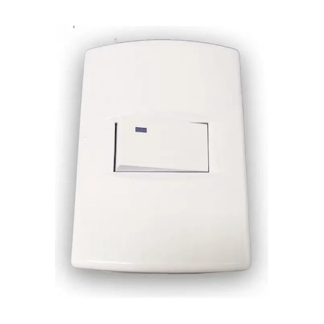 Plaqueta Sica Armada 1 Llave Unipolar Color Blanco 220 A