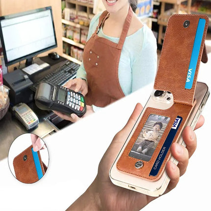 Billetera Tarjetero Autoadhesiva Para Celular 7x12cm Varios Liso