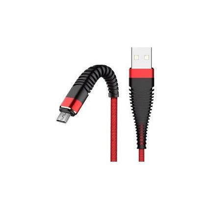 Cable Usb V8-micro Usb Malla Super Reforzado Treqa 1 M 3.4a Varios