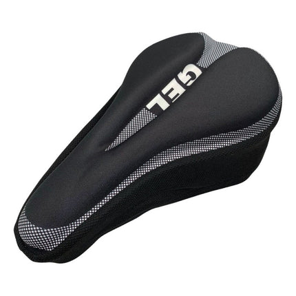 Cubre Asiento De Bicicleta Con Gel 25x16cm. Negro Cst00158 Negro 25x16 Cm