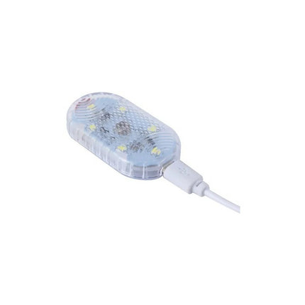 Luz Tactil Recargable Usb Blanca Para Auto Blanco