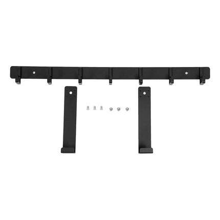 Perchero Para Puerta 7 Ganchos Negro