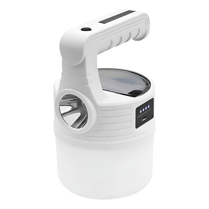 Lampara Solar Con Linterna Potencia: 10w Fría Fría