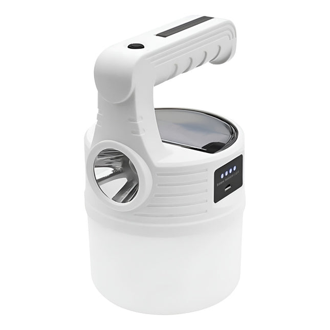 Lampara Solar Con Linterna Potencia: 10w Fría Fría