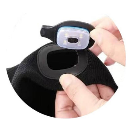 Gorro Con Luz Con Bateria Recargable V Unico
