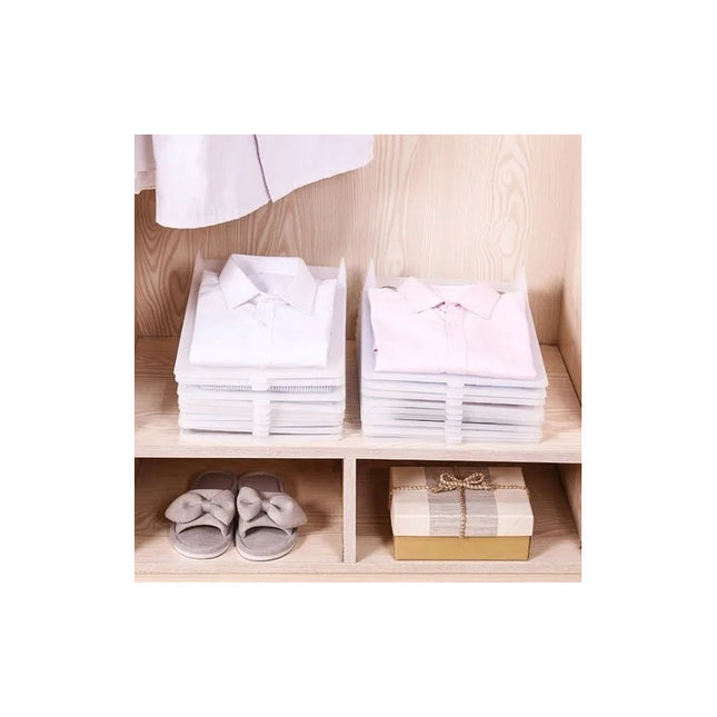 Organizador De Camisas Remeras Tipo Bandeja Repisa X6 Unidad Varios