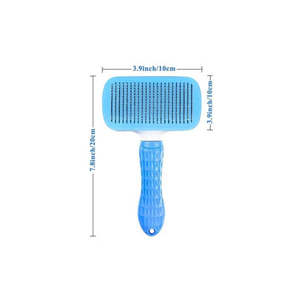 Cepillo Para Mascotas  Herramienta De Limpieza Con Boton  V