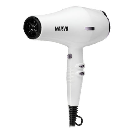 Secador De Pelo 2300w Iones Negativos Marvo Hc-045 Blanco