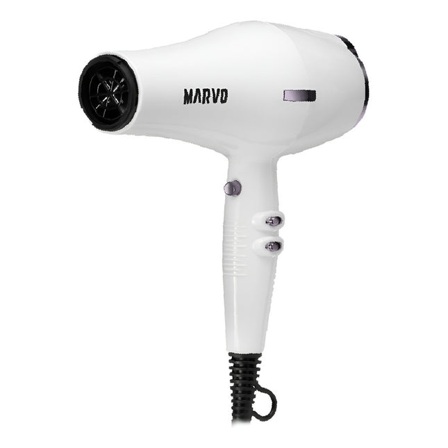 Secador De Pelo 2300w Iones Negativos Marvo Hc-045 Blanco