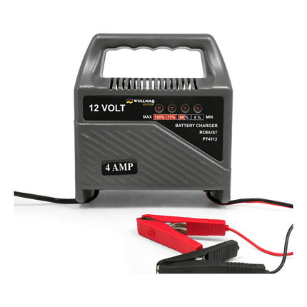 Cargador De Bateria 4amp 12v Wullmaq Pt-4112
