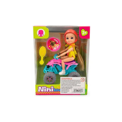 Muñeca Articulada En Cuatriciclo. Ty372847a