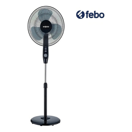 Ventilador De Pie Enxuta Vpenx916n 140cm Cantidad De Aspas 3 Color De La Estructura Negro Diámetro 40 Cm Material De Las Aspas Plástico