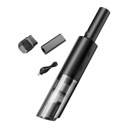 Aspiradora Para Auto O Escritorio Recargable Usb Portátil  Negro