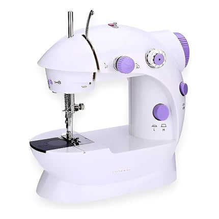 Mini Máquina De Coser Eléctrica Con Luz Incluída Oferta Blanco