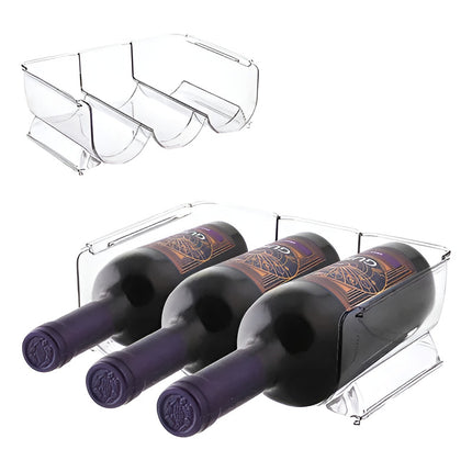 Porta Botellas Bandeja Para Botellas Refrigerador Apilables B