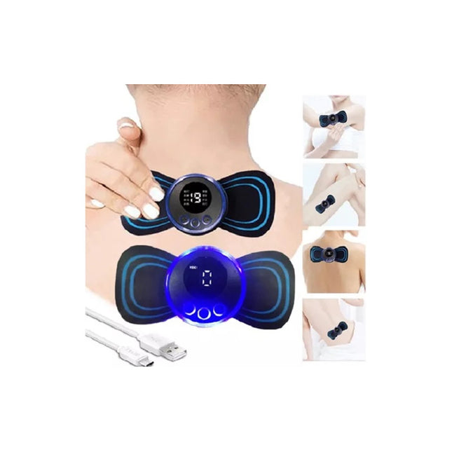 Mini Masajeador Recargable Estimulador  Azul