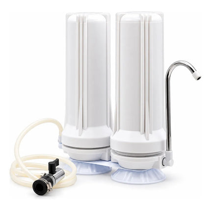Filtro De Agua Goldtech Pure Filter De Mesa Doble Blanco