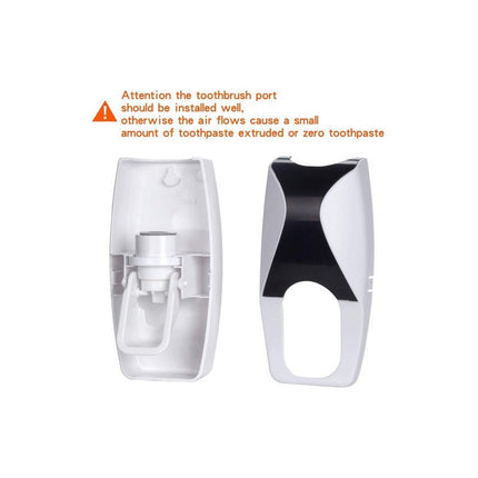 Dispensador De  Pasta Dientes Y  Porta Cepillo