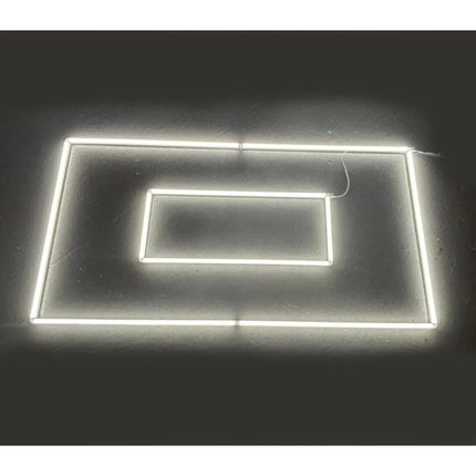 Módulo Led Rectangular Blanco 400w Para Techo Blanco
