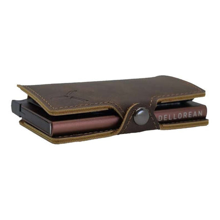 Billetera Dellorean Marron Single Marron Single
