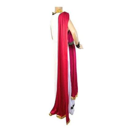 Disfraz De Romana Para Mujer Adulta Con Accesorios Rojo Xl