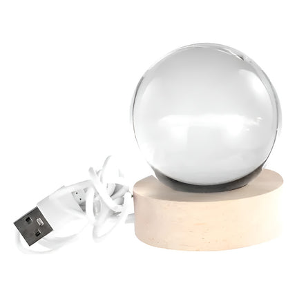 Lámpara Bola De Cristal De Galaxia 8 Cm Diámetro X