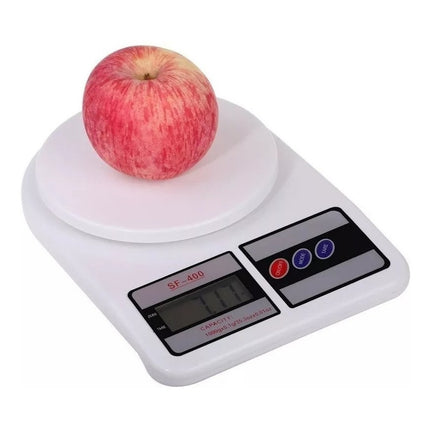 Balanza De Cocina Digital Precisión 1g Hasta 5kg  Blanco 10 Kg